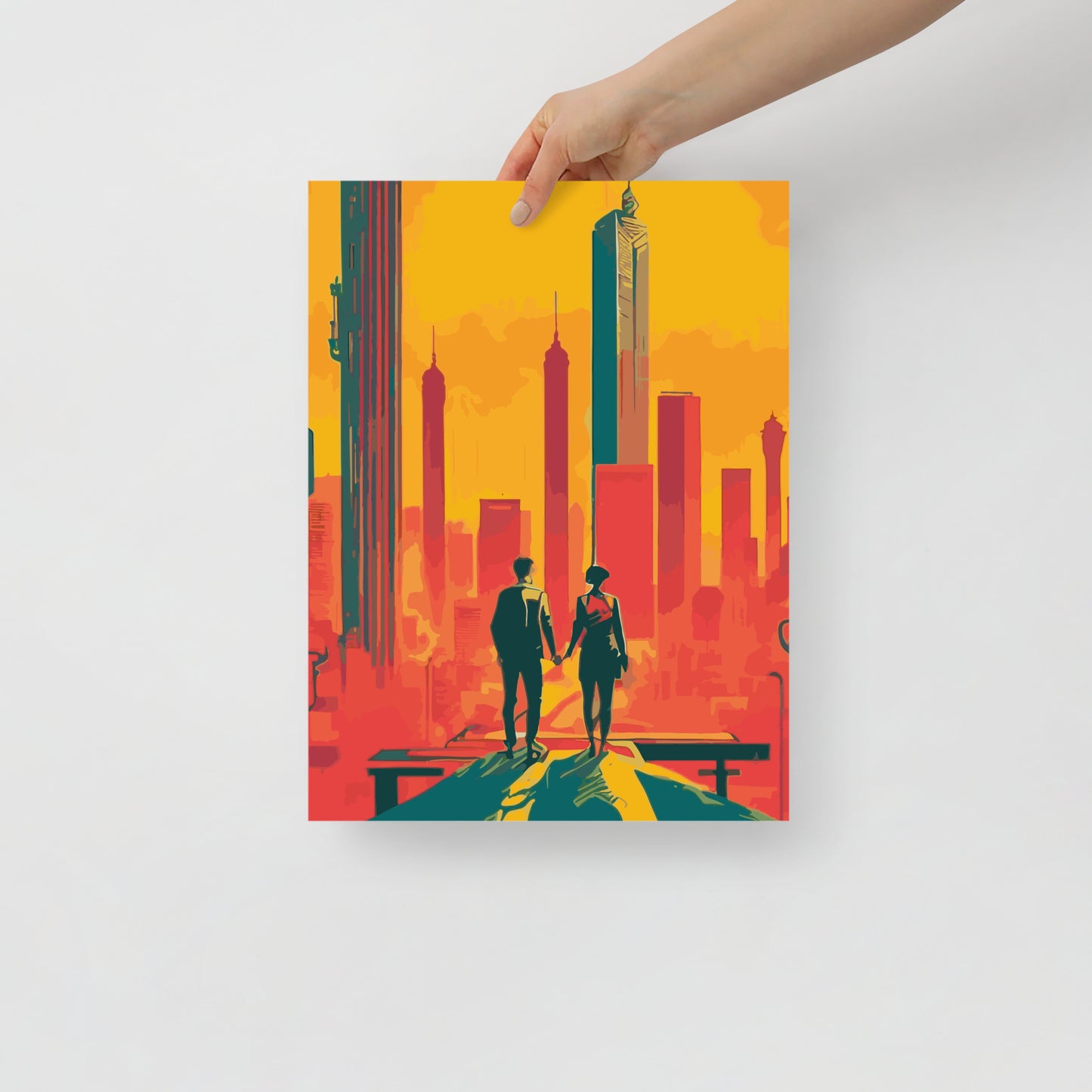 Avant Garde City Sunset - Poster 04