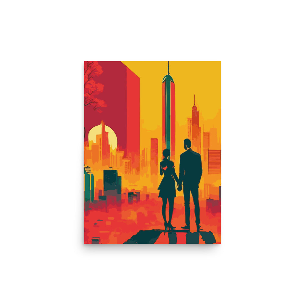 Avant Garde City Sunset - Poster 05