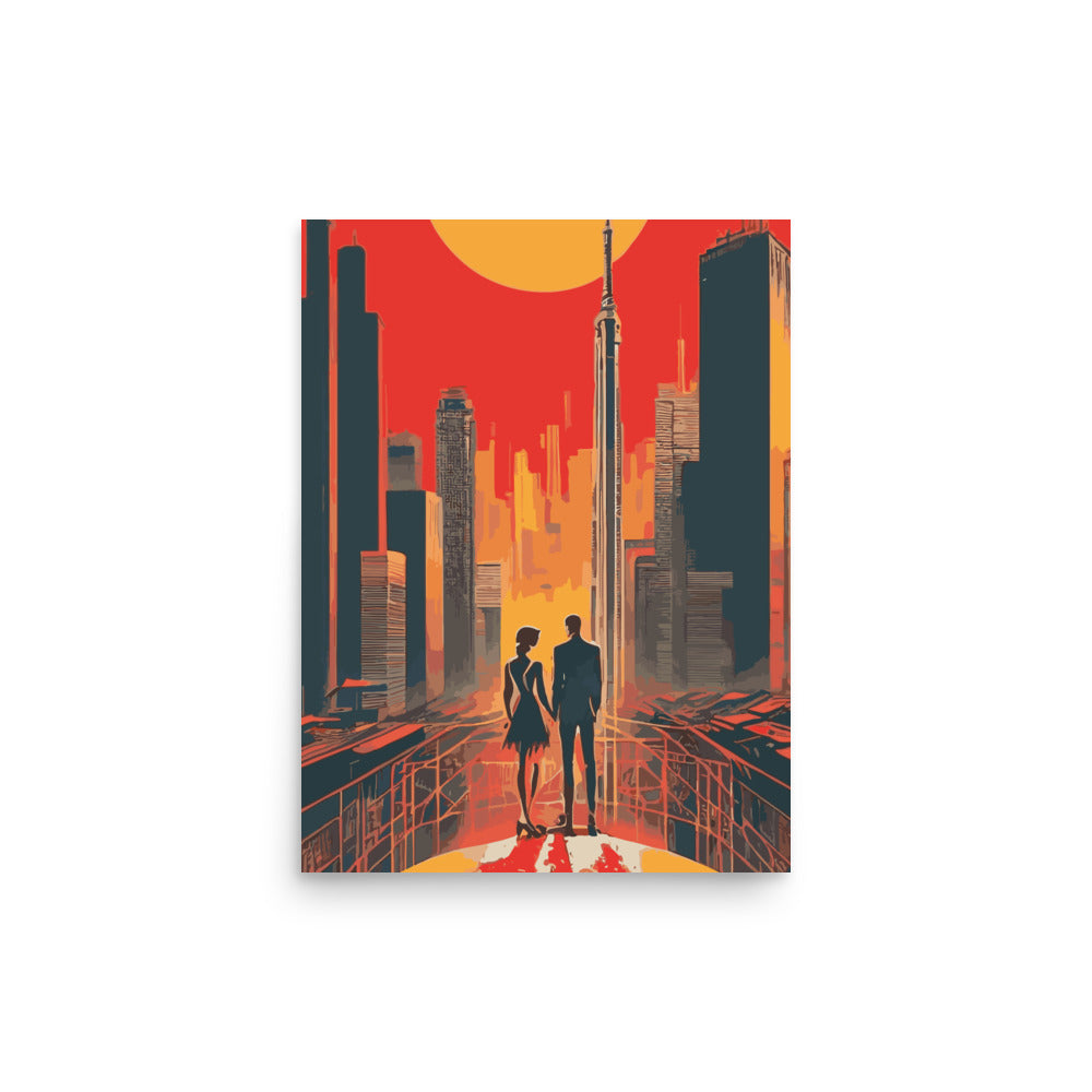 Avant Garde City Sunset - Poster 07