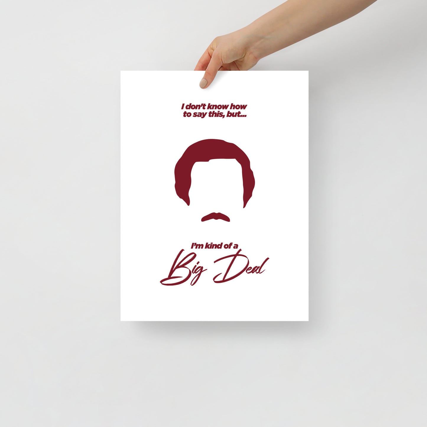 Anchorman: Big deal - poster