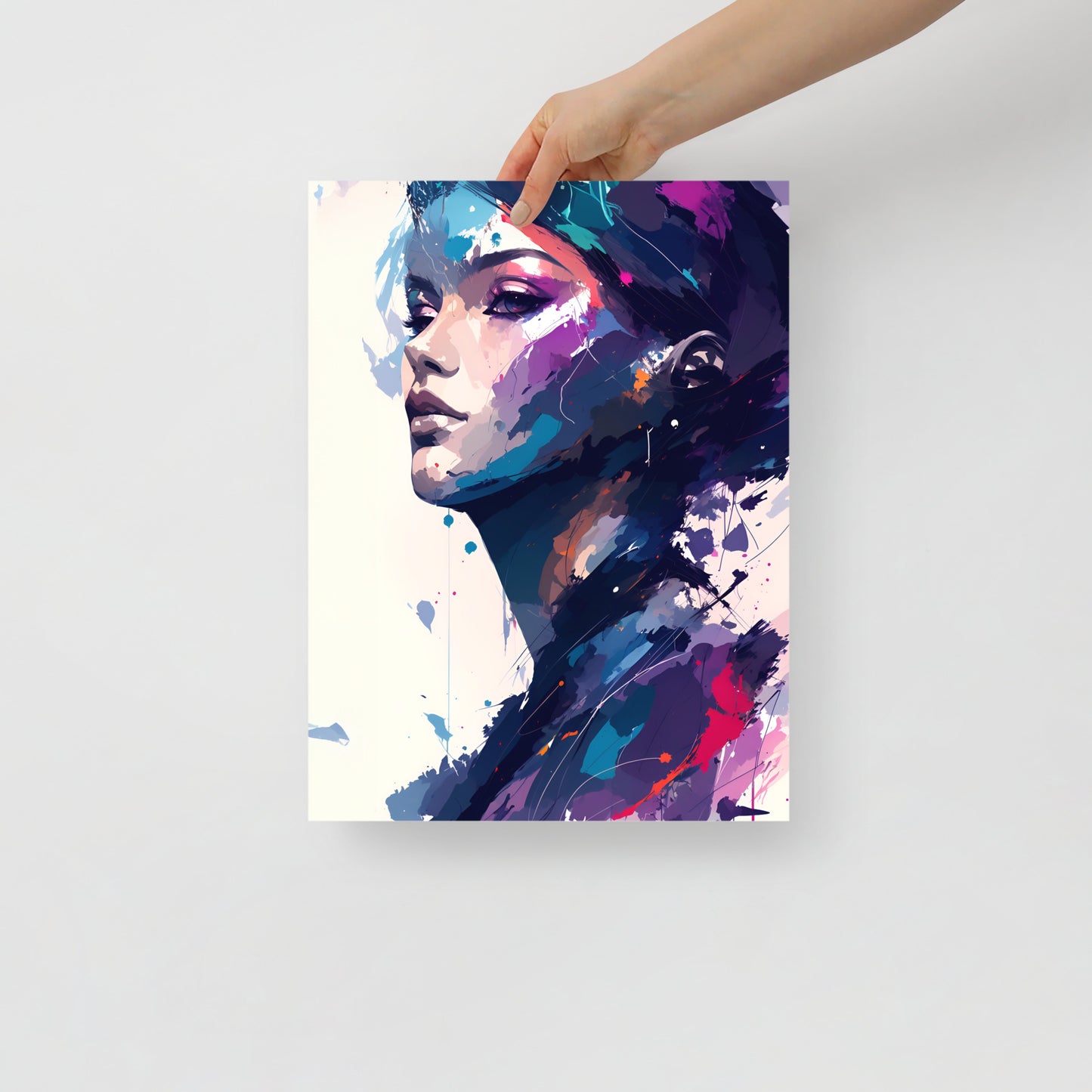 Paint splatter beauty poster 01