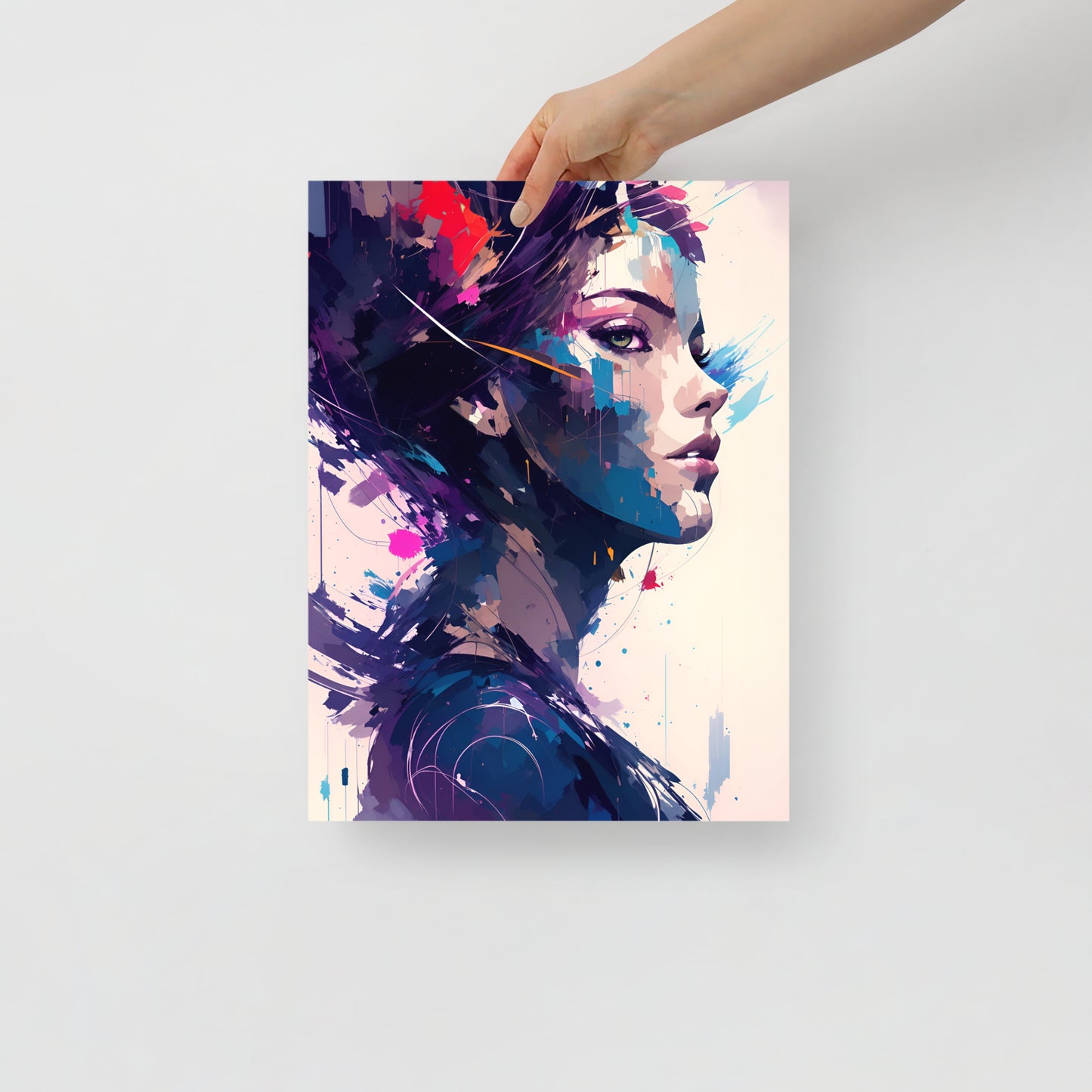 Paint splatter beauty poster 02