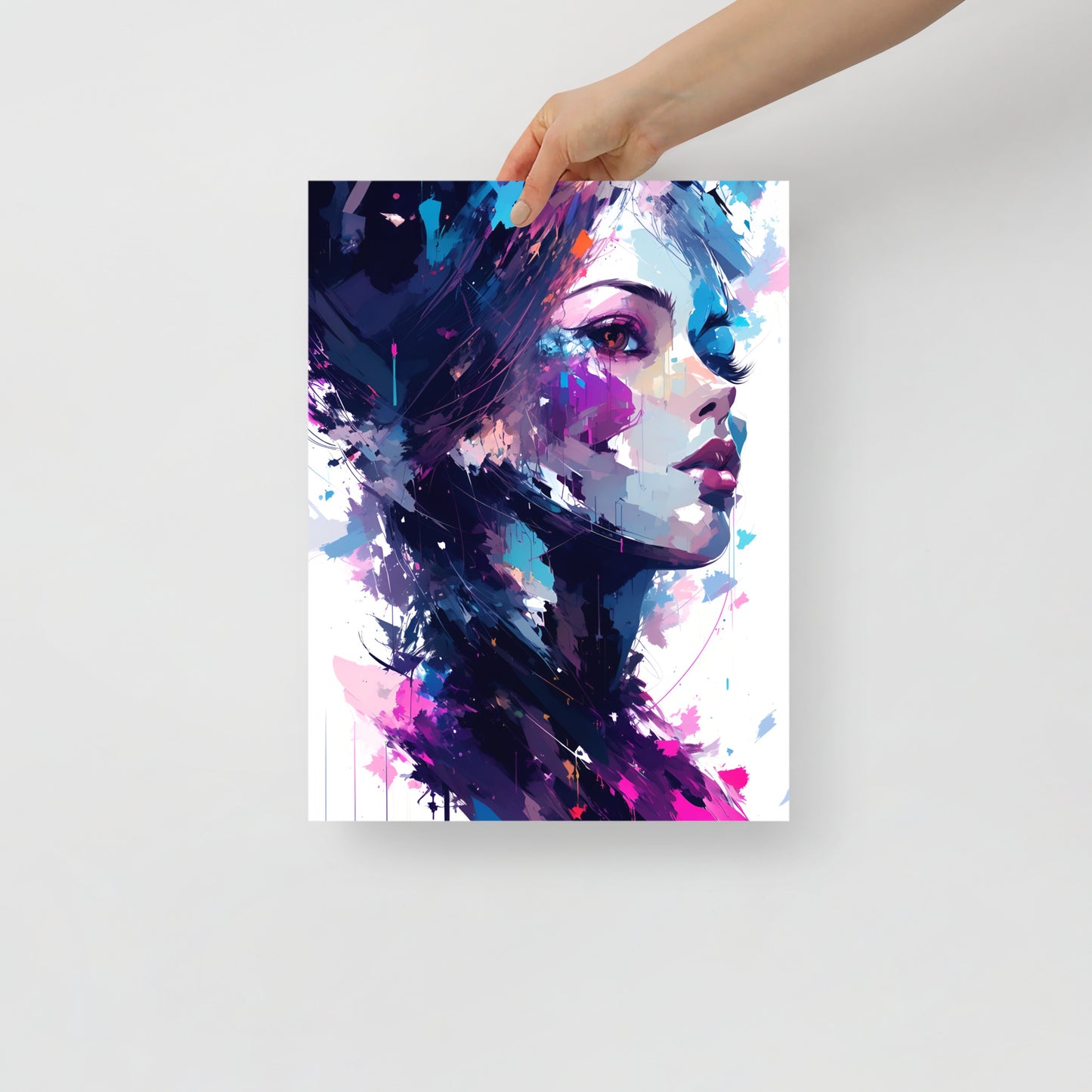 Paint splatter beauty poster 04