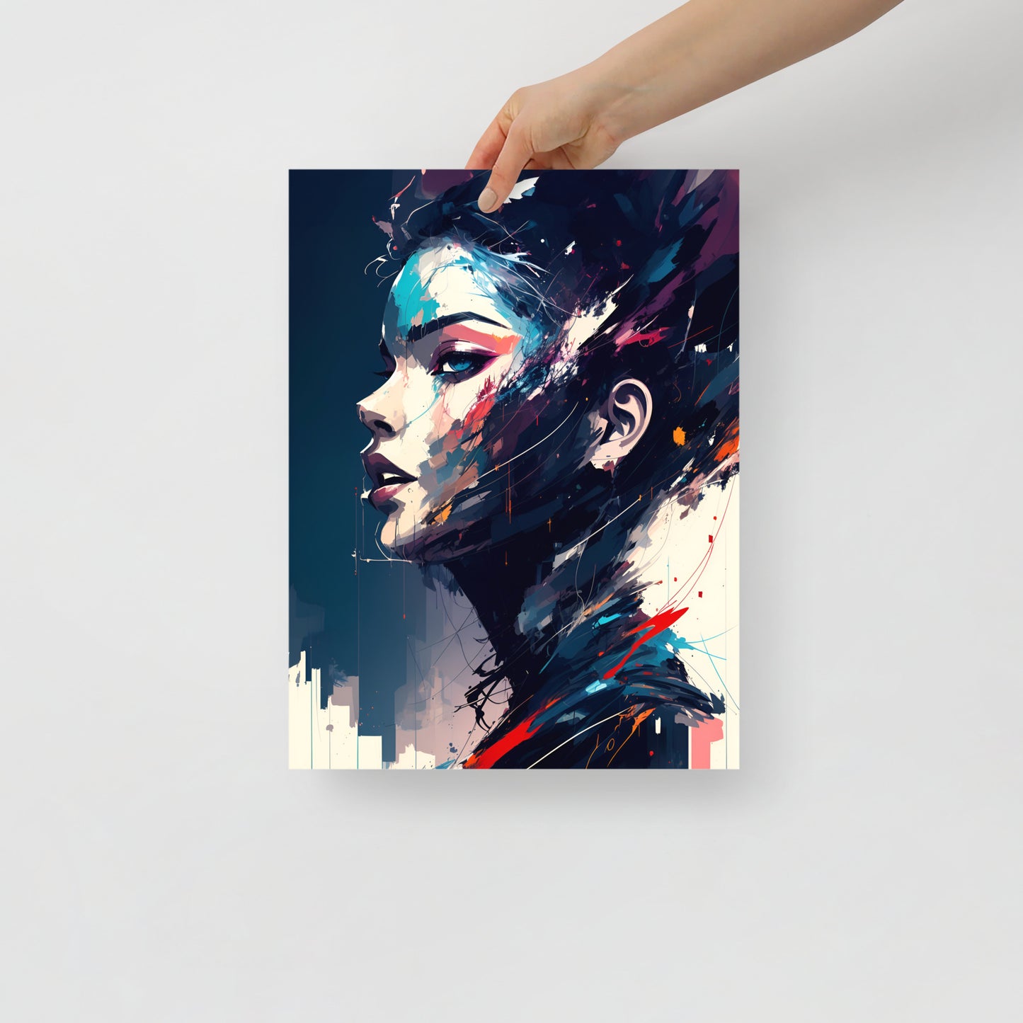 Paint splatter beauty poster 06