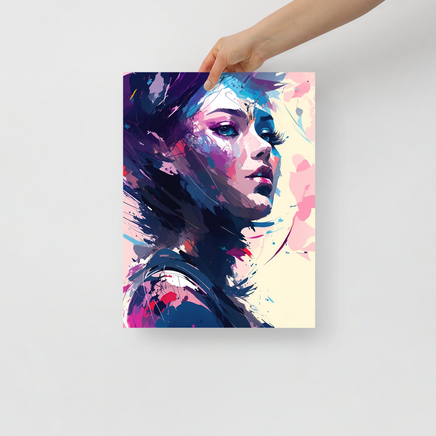 Paint splatter beauty poster 07