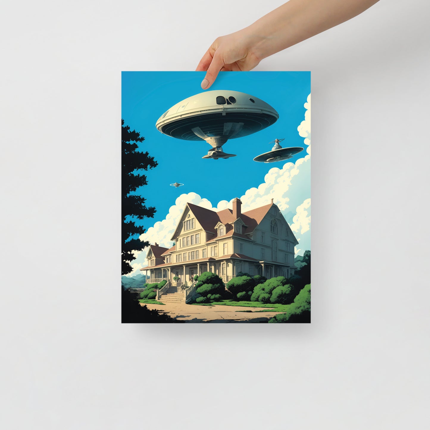 1950's UFO Attack poster 02