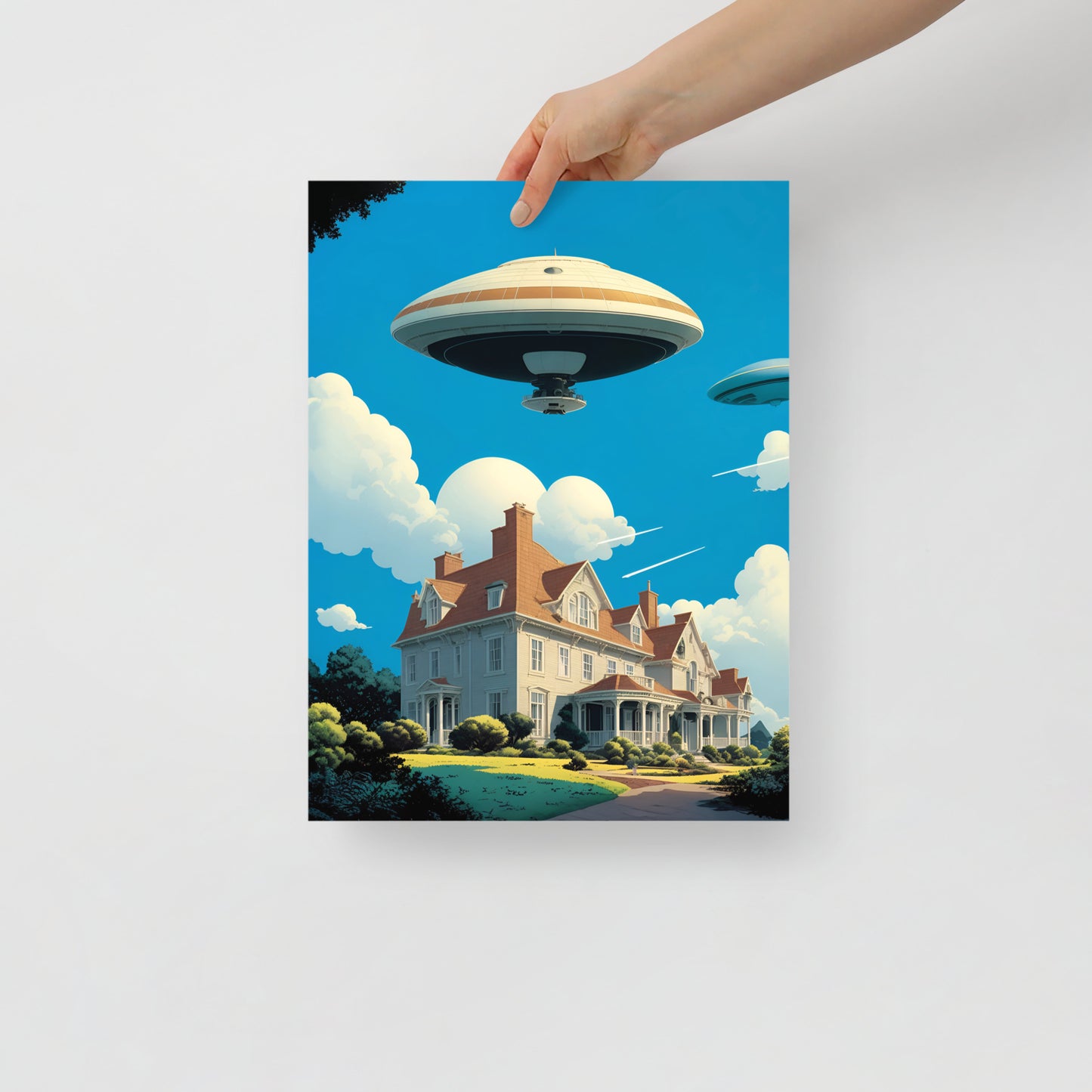 1950's UFO Attack poster 06