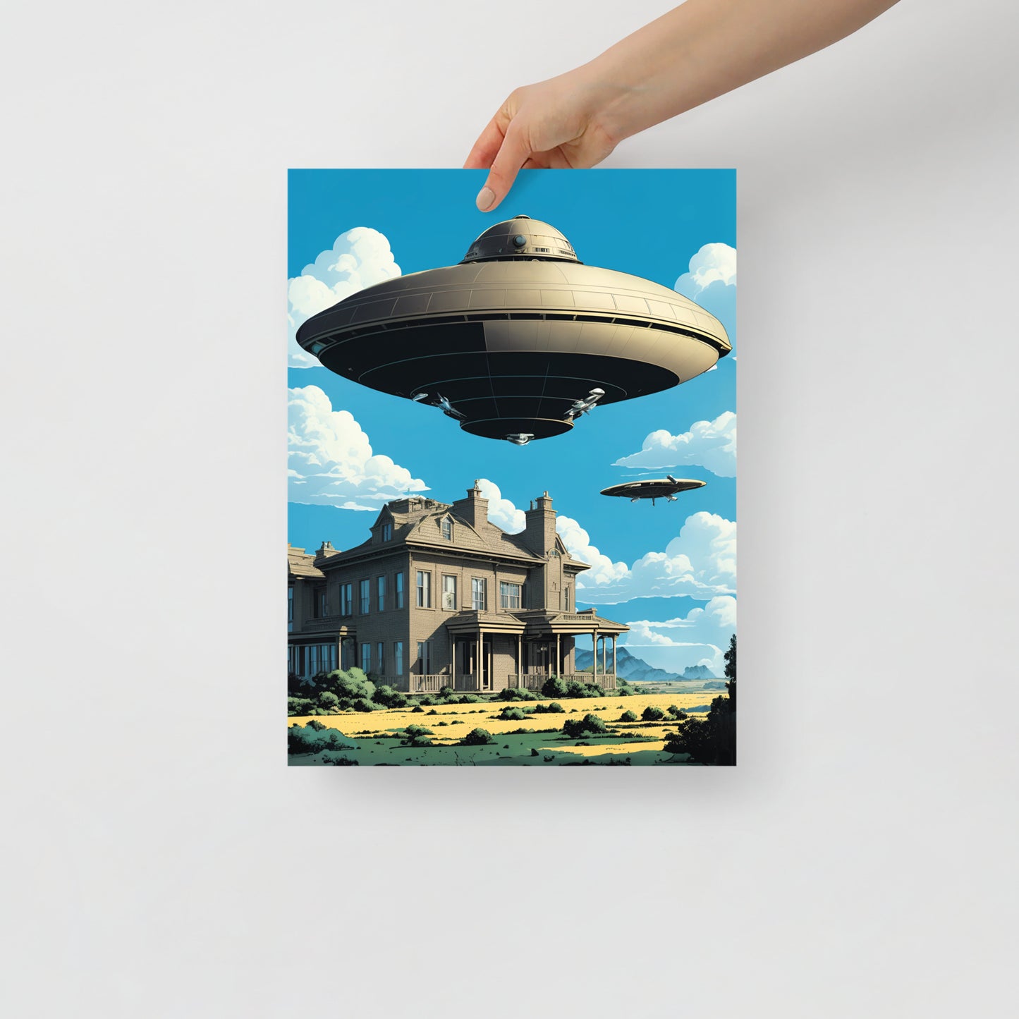 1950's UFO Attack poster 07