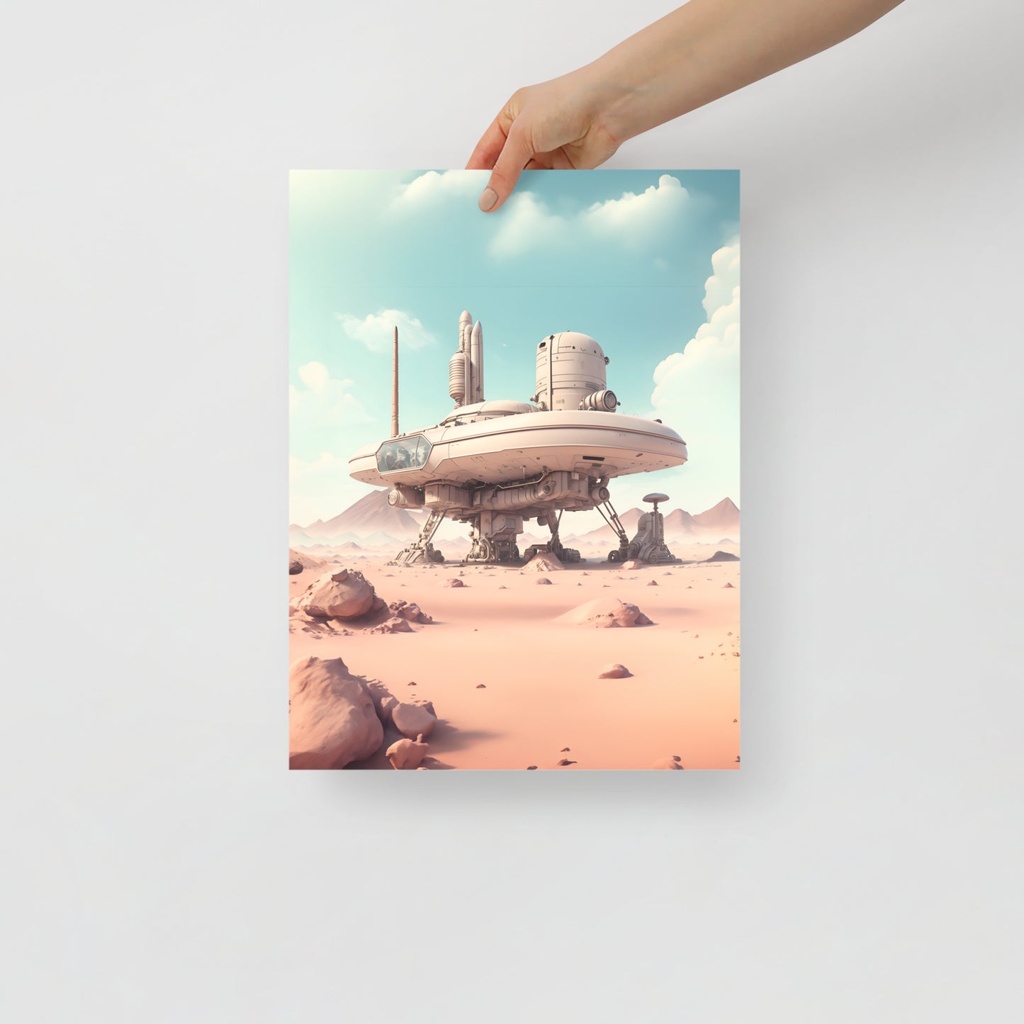 Retro Mars Station poster 02