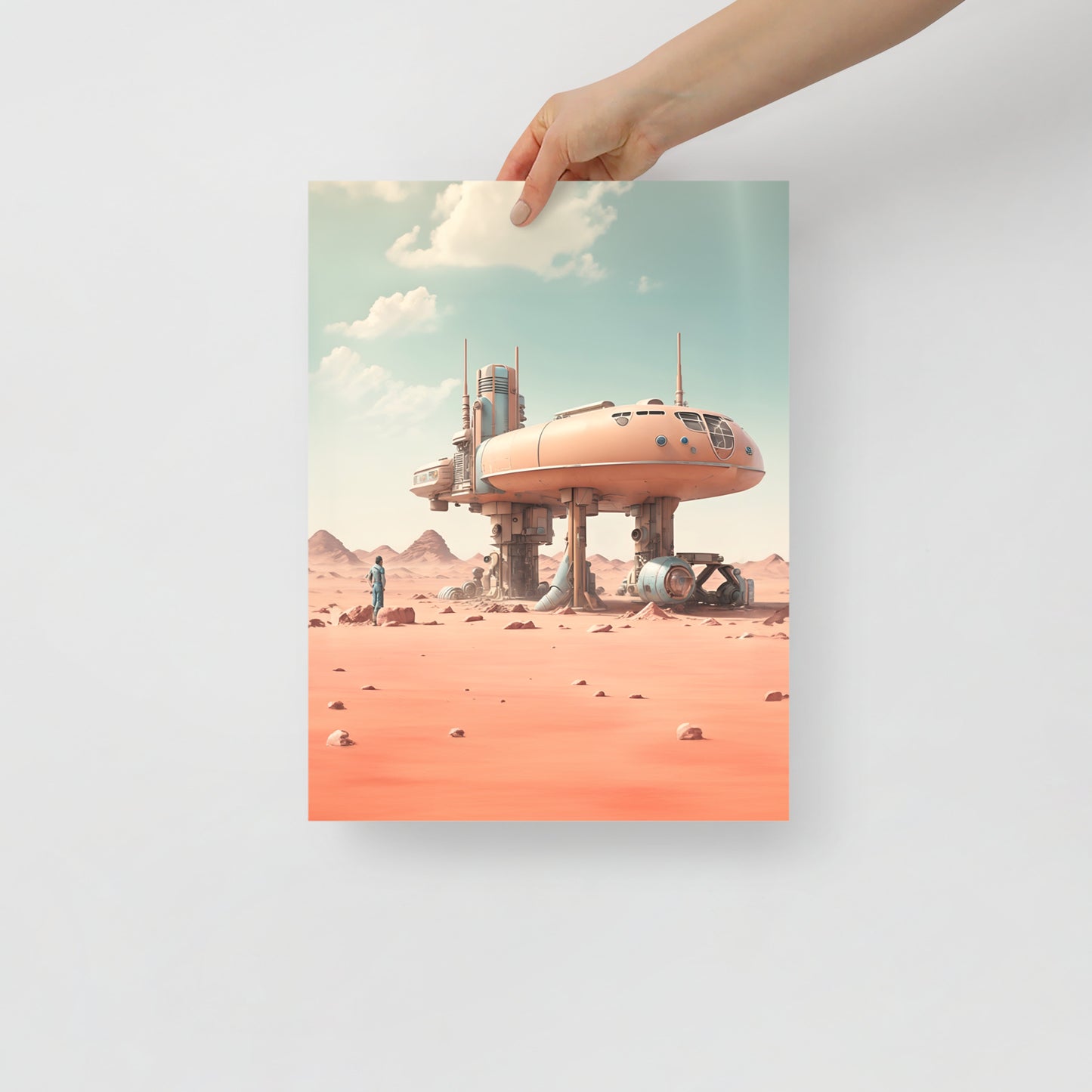 Retro Mars Station poster 03