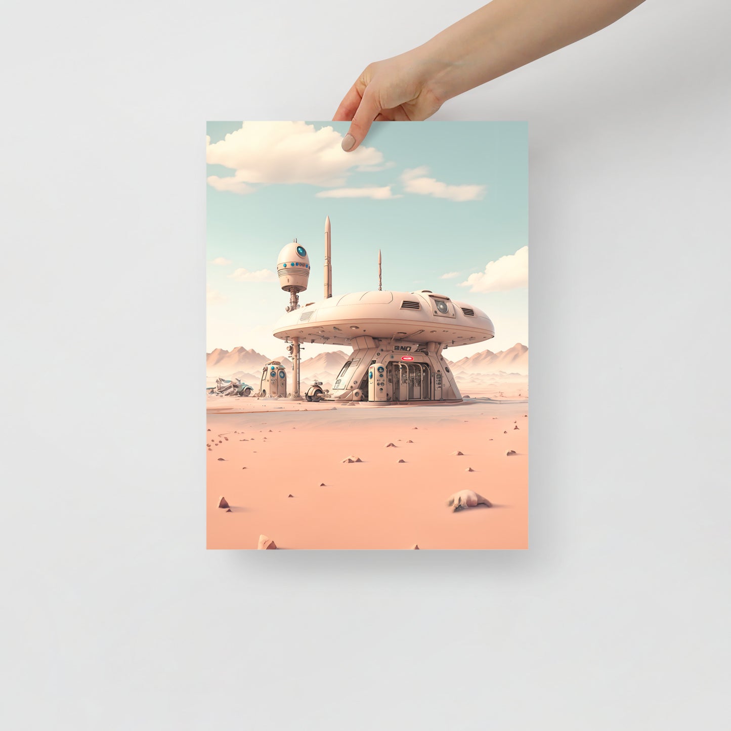 Retro Mars Station poster 05