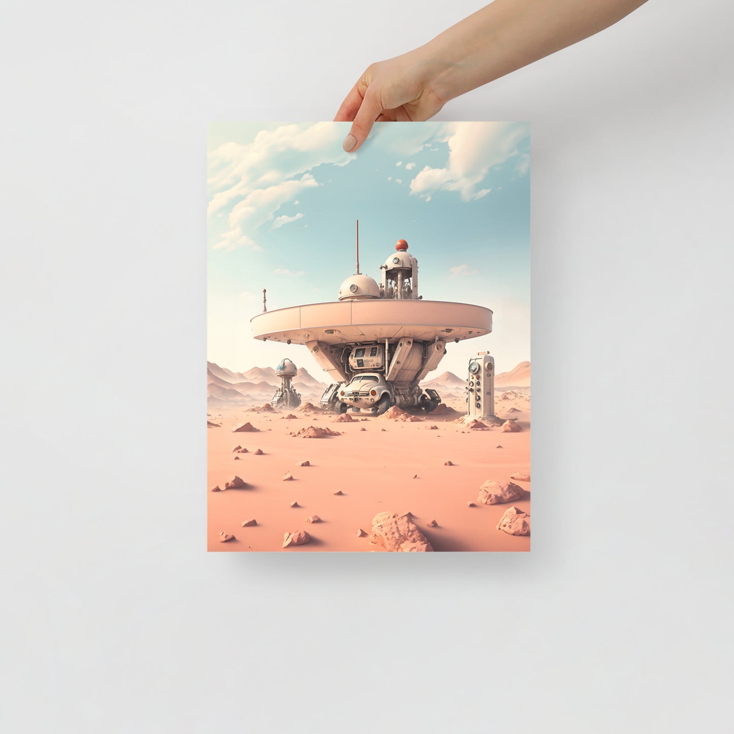 Retro Mars Station poster 06