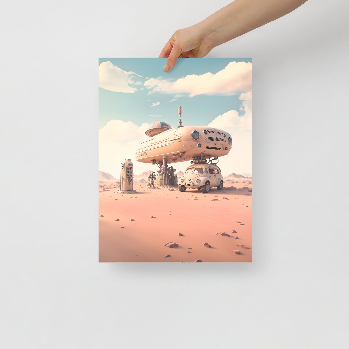 Retro Mars Station poster 07