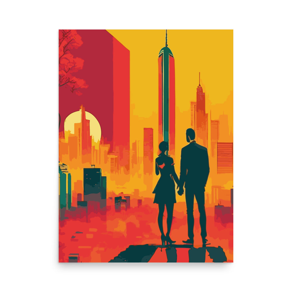 Avant Garde City Sunset - Poster 05