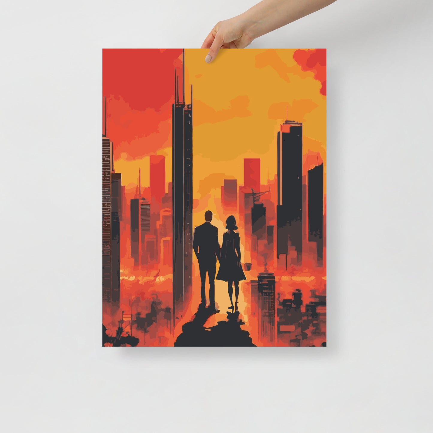 Avant Garde City Sunset - Poster 06