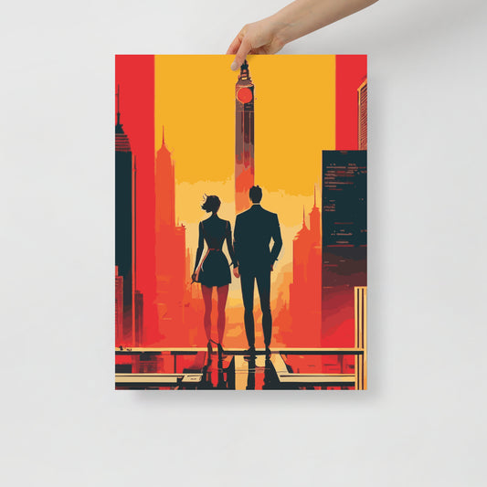 Avant Garde City Sunset - Poster 08