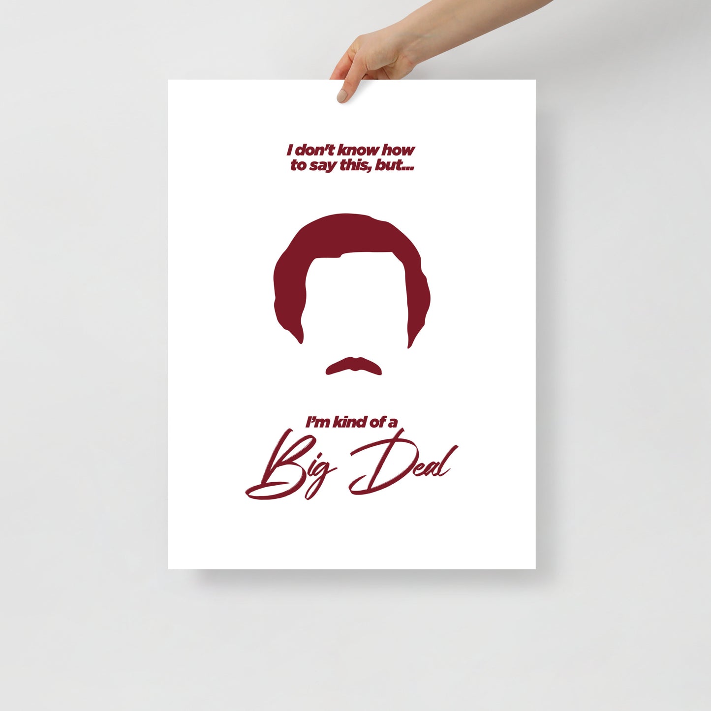 Anchorman: Big deal - poster