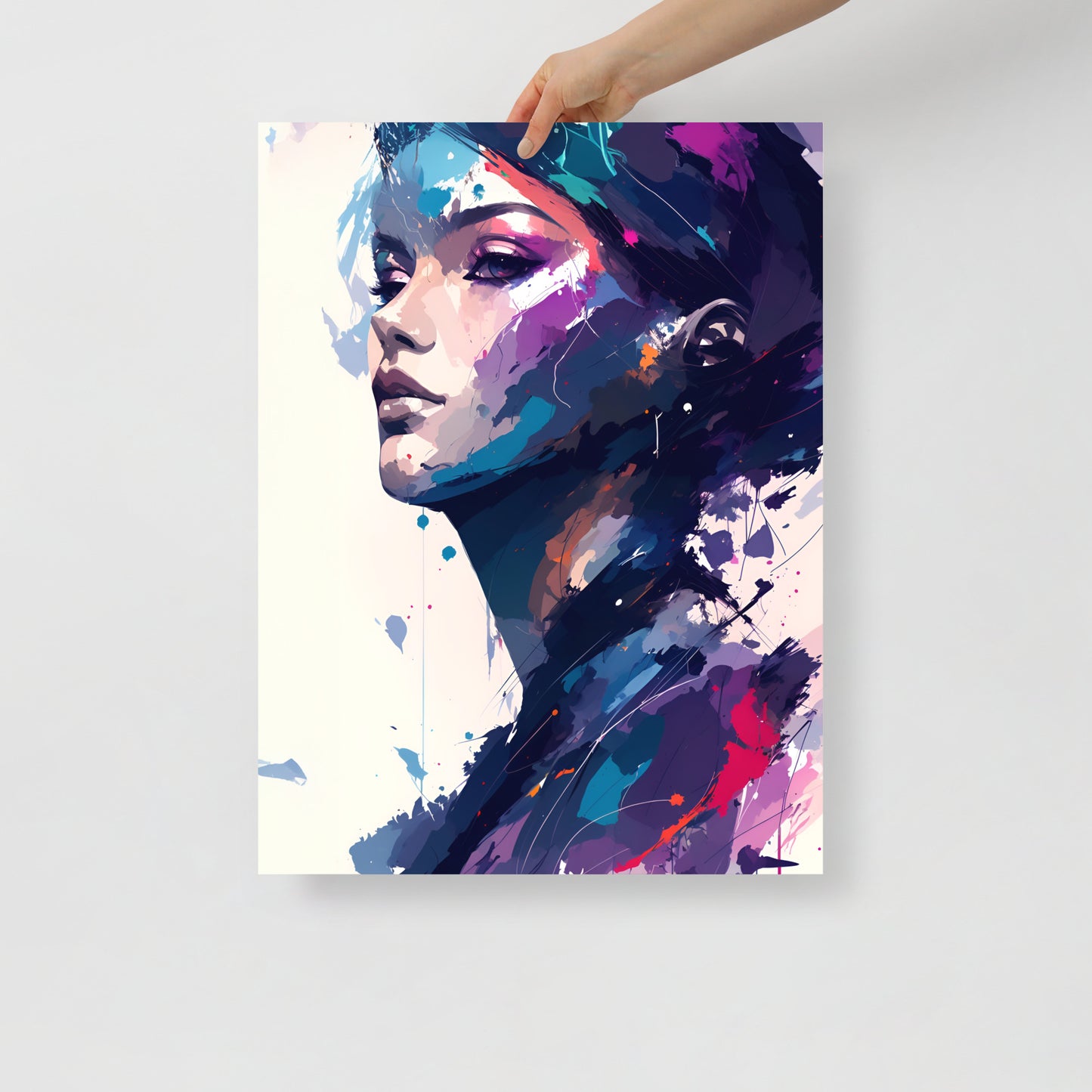 Paint splatter beauty poster 01