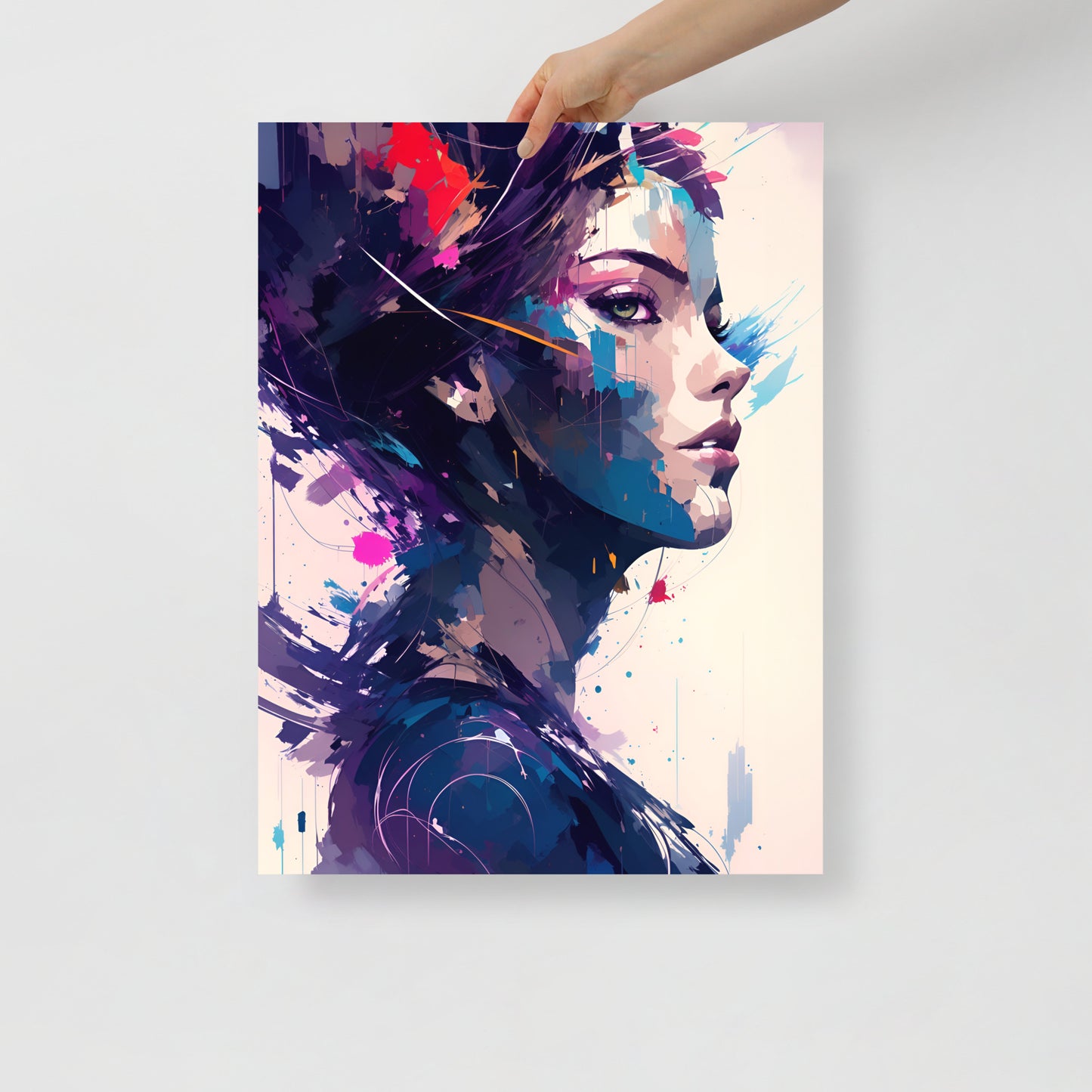 Paint splatter beauty poster 02