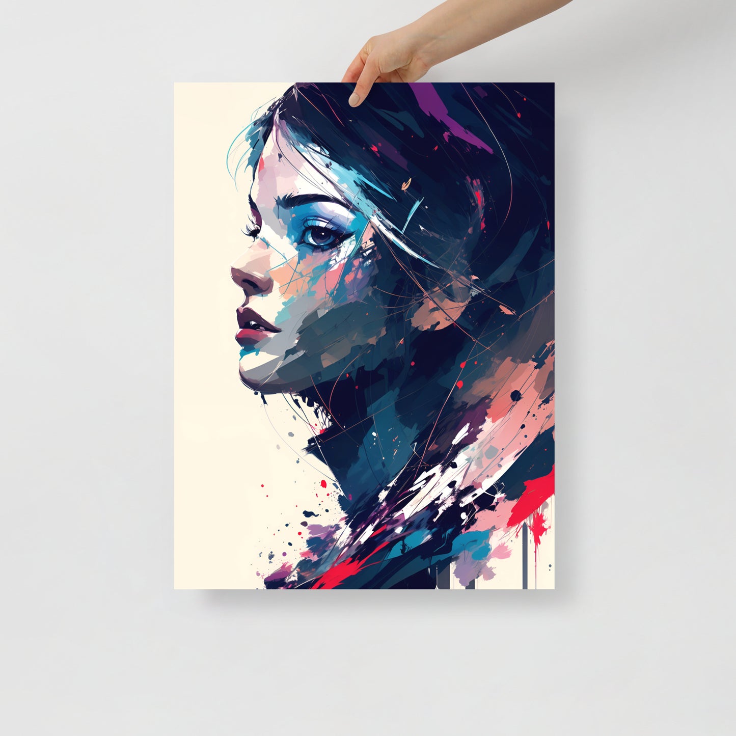 Paint splatter beauty poster 05