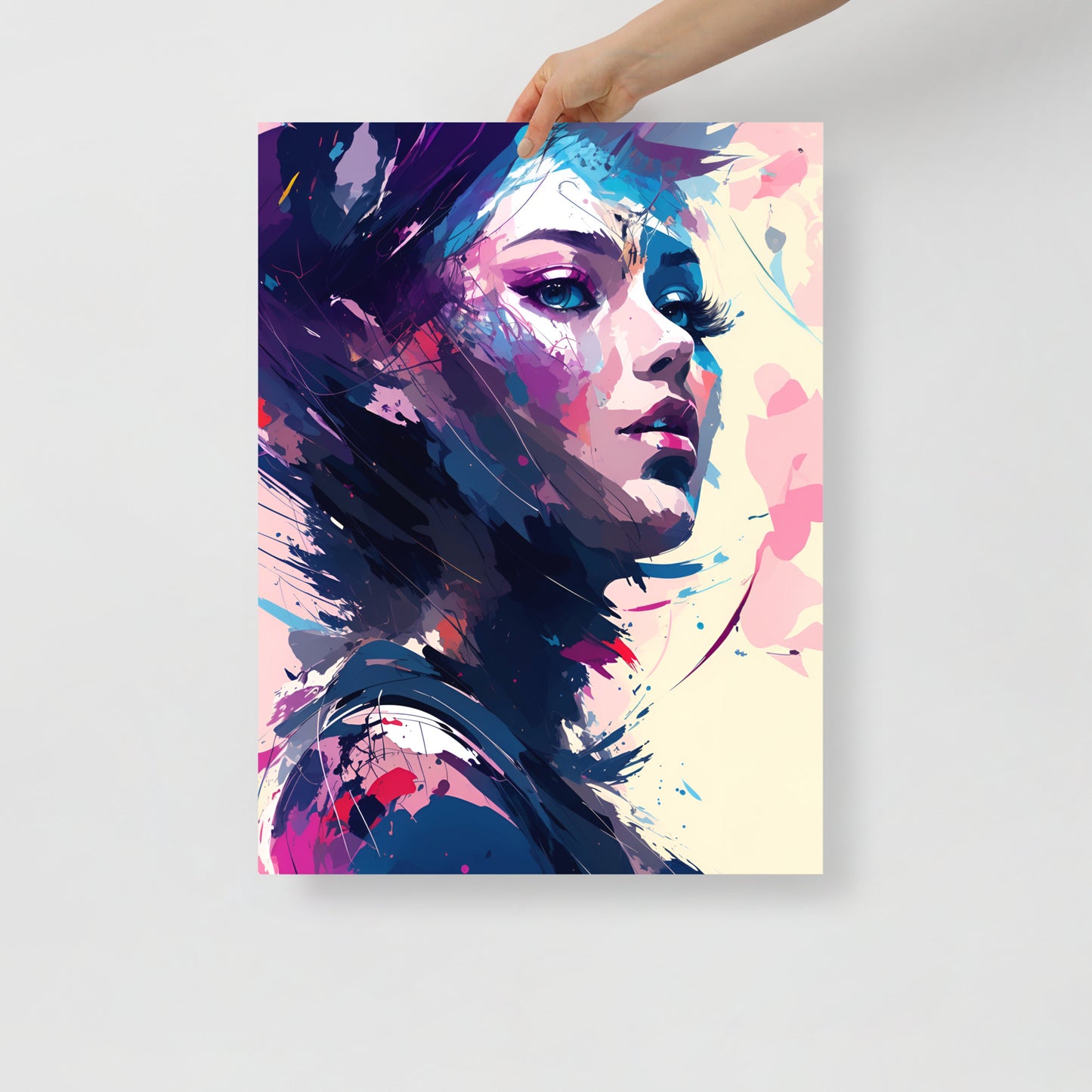 Paint splatter beauty poster 07