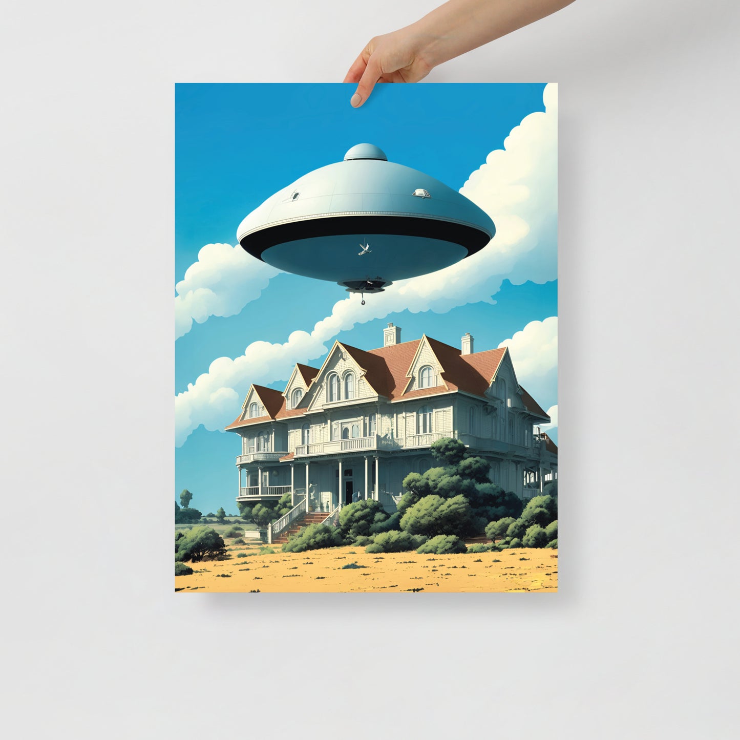 1950's UFO Attack poster 01