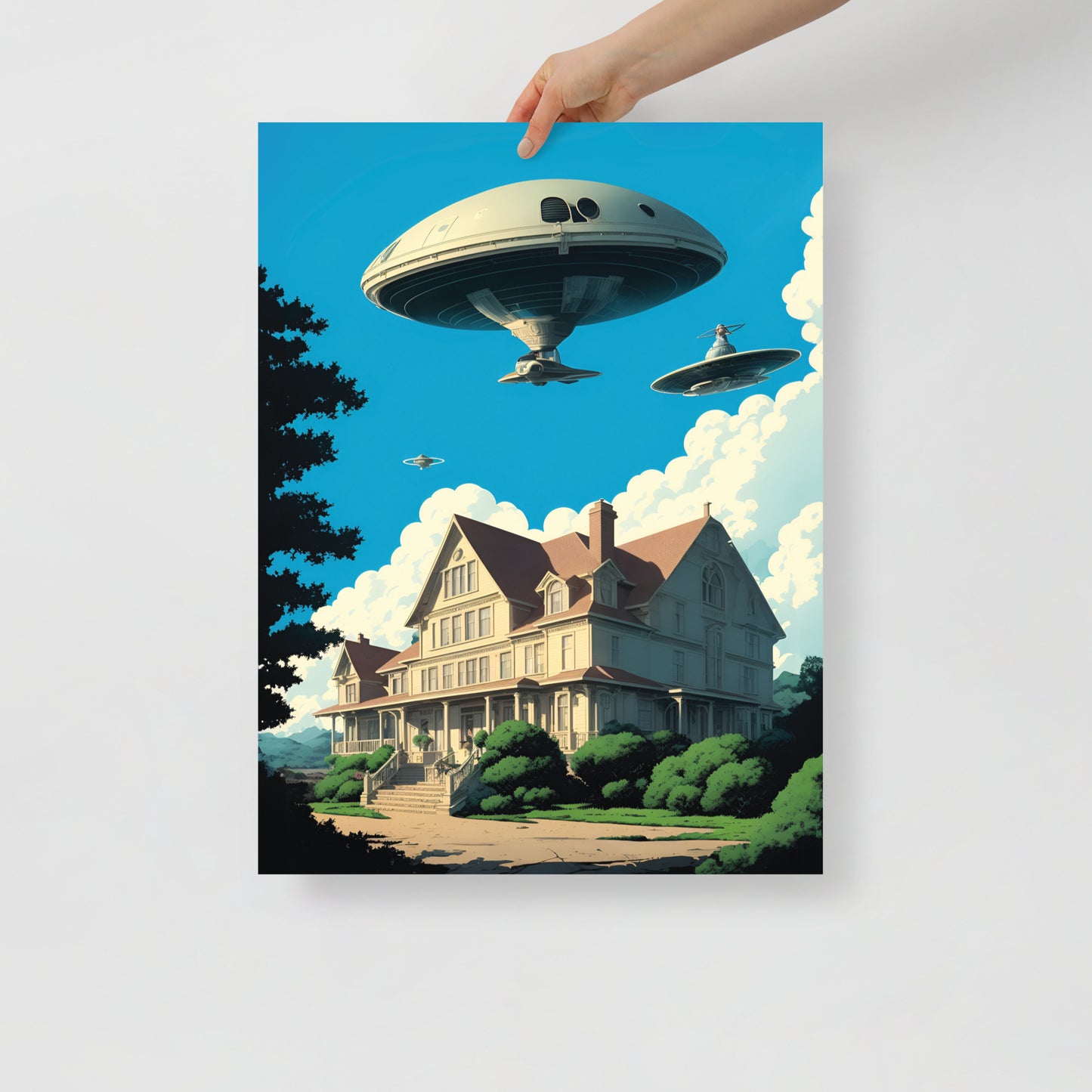 1950's UFO Attack poster 02