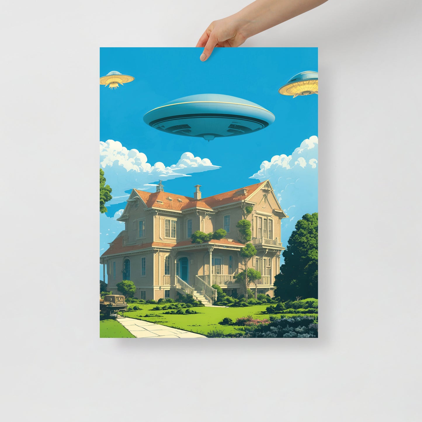 1950's UFO Attack poster 05