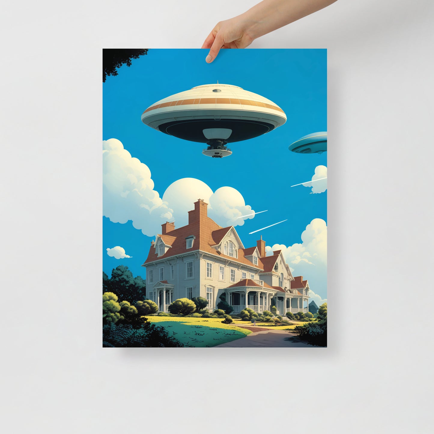 1950's UFO Attack poster 06