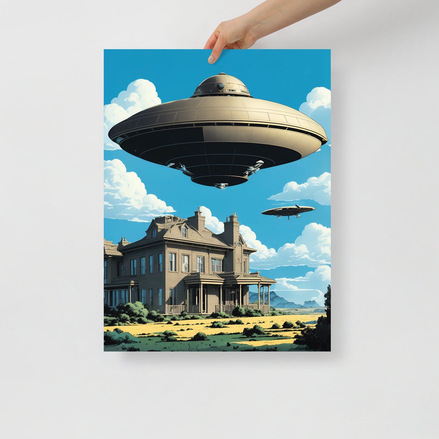 1950's UFO Attack poster 07