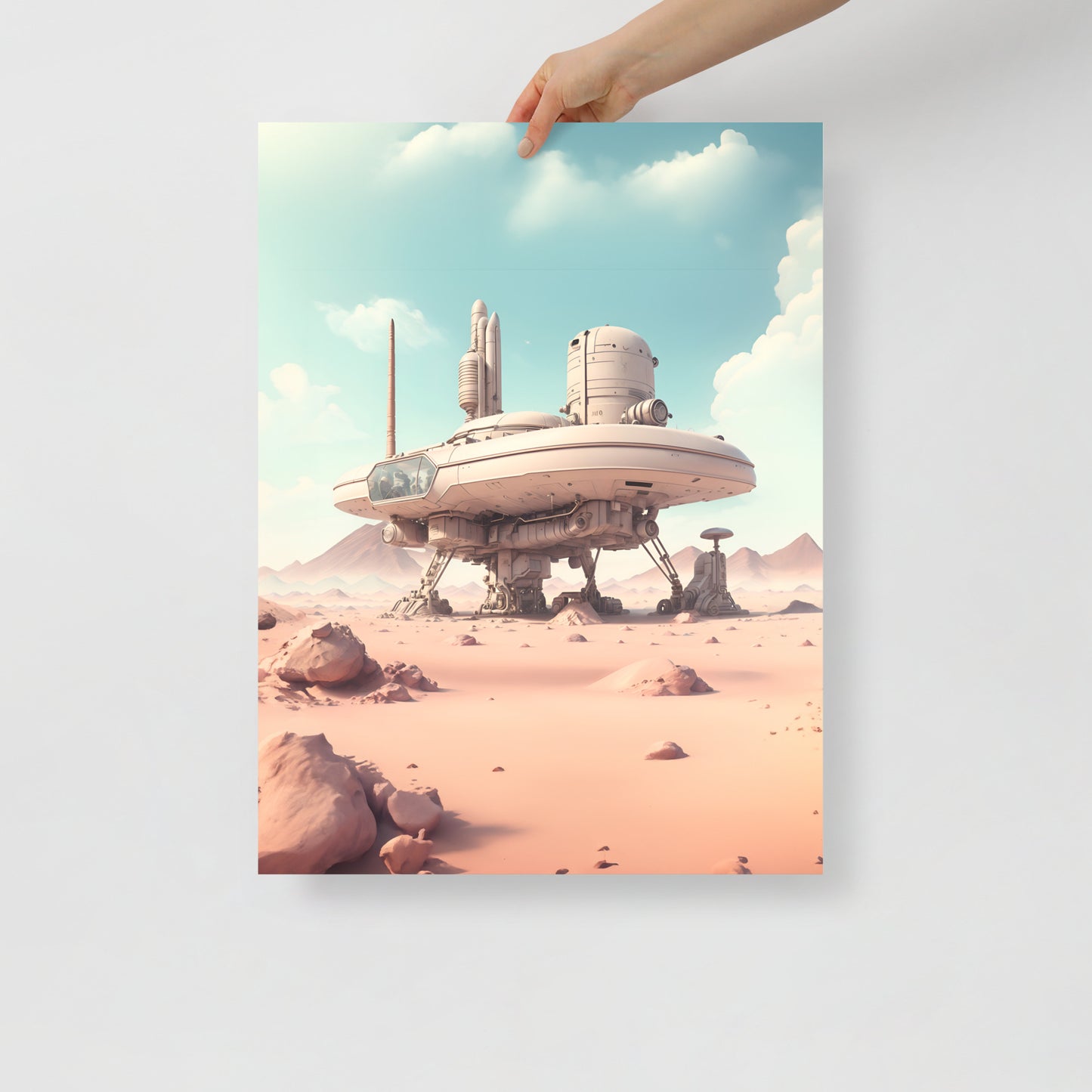 Retro Mars Station poster 02