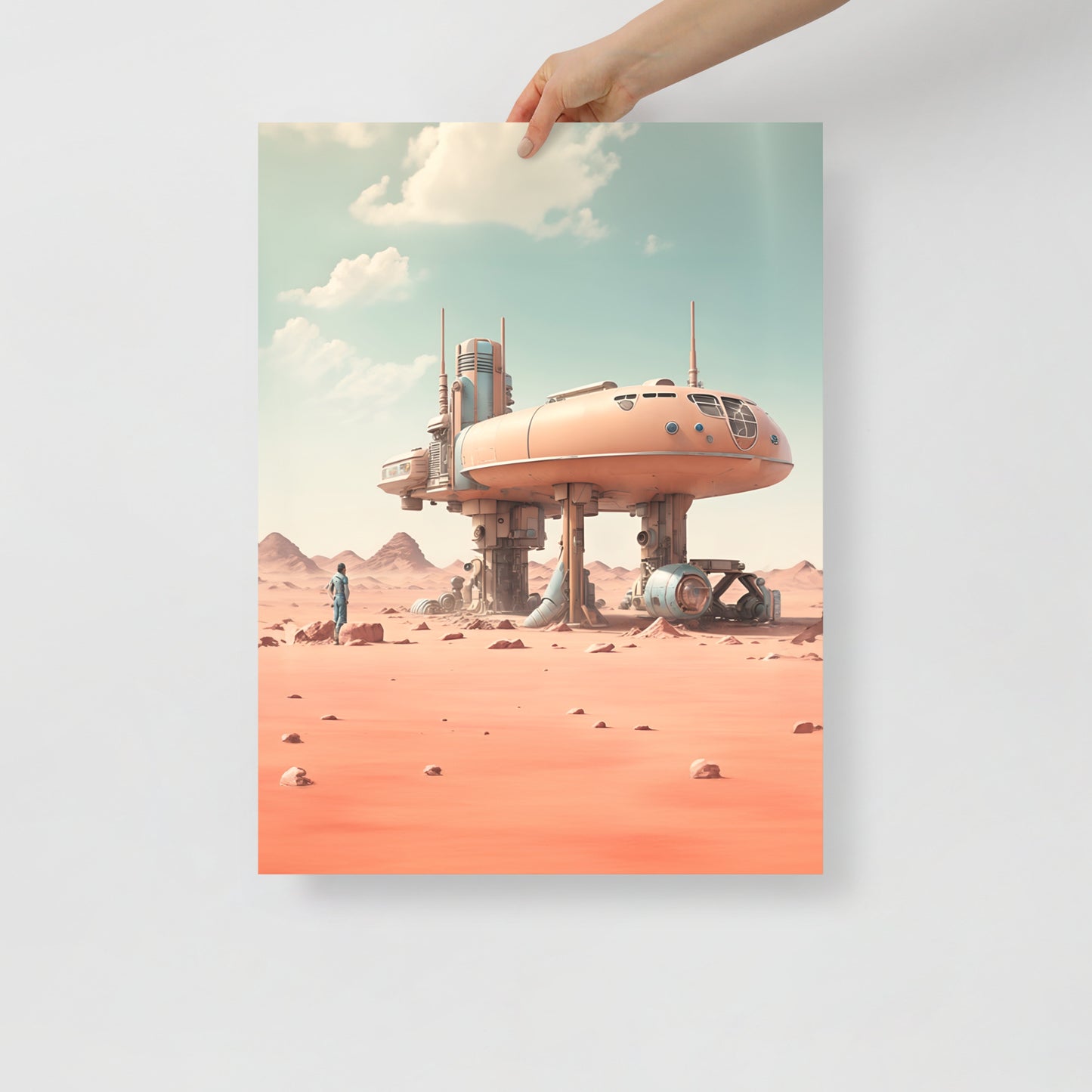 Retro Mars Station poster 03