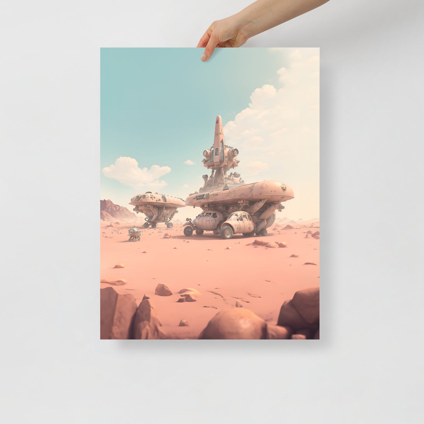 Retro Mars Station poster 04