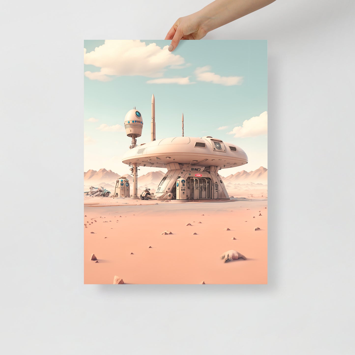 Retro Mars Station poster 05