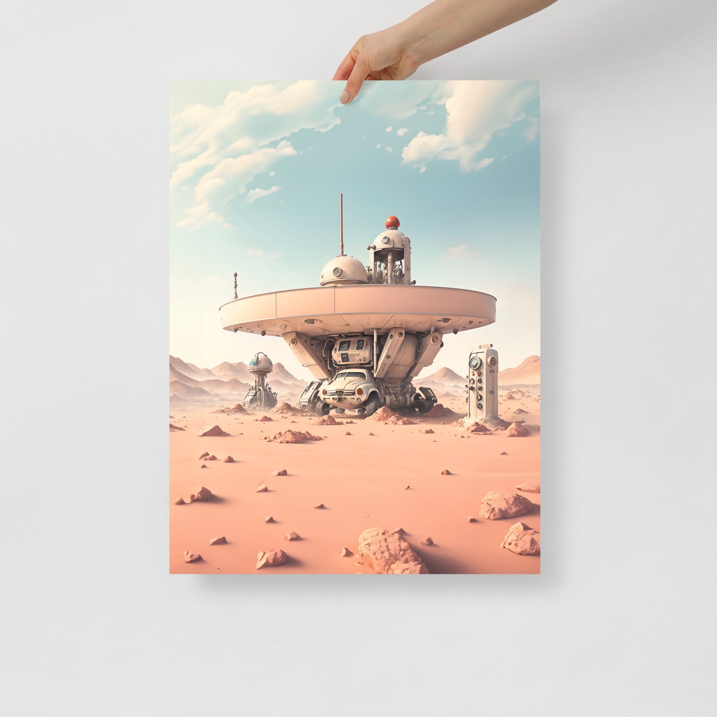 Retro Mars Station poster 06