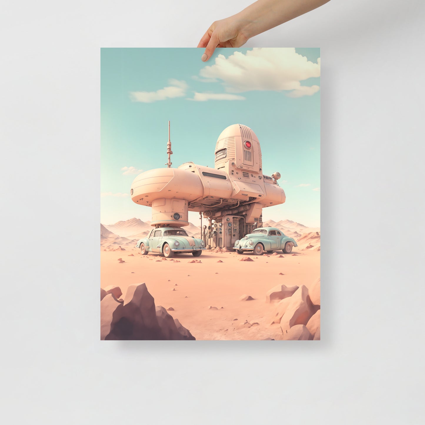 Retro Mars Station poster 08