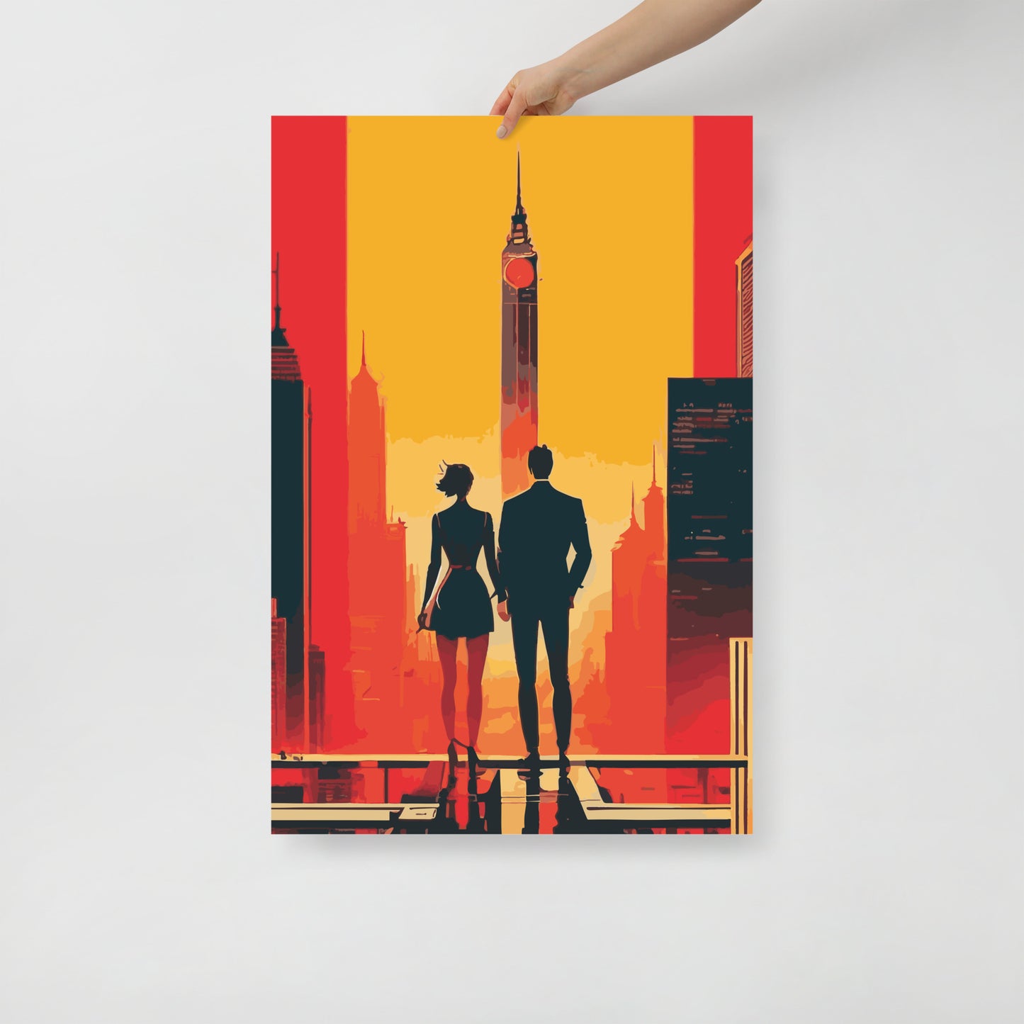 Avant Garde City Sunset - Poster 08