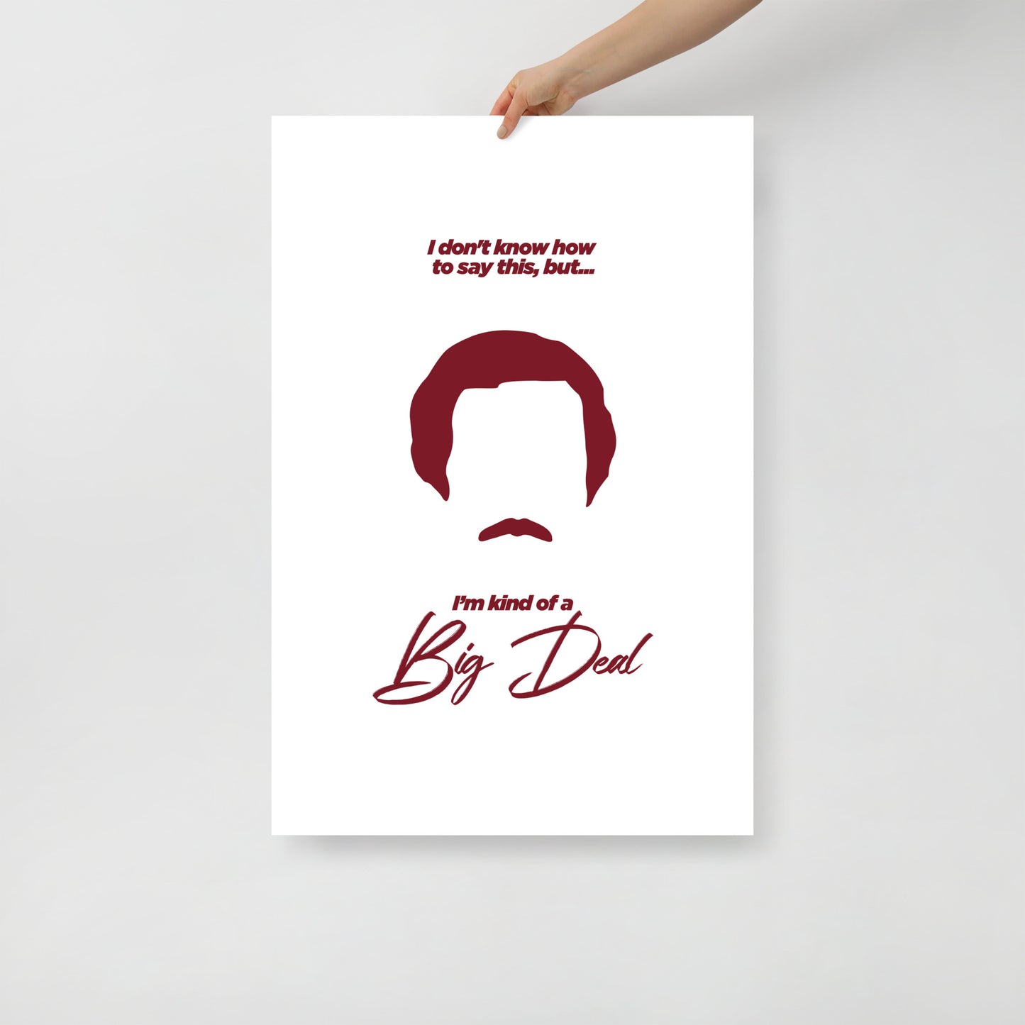 Anchorman: Big deal - poster