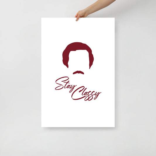 Anchorman: Stay classy - poster