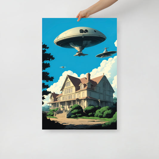 1950's UFO Attack poster 02