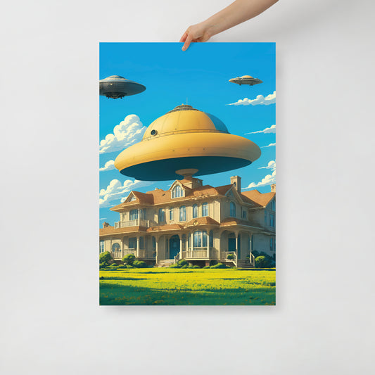 1950's UFO Attack poster 03