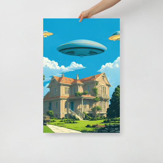 1950's UFO Attack poster 05