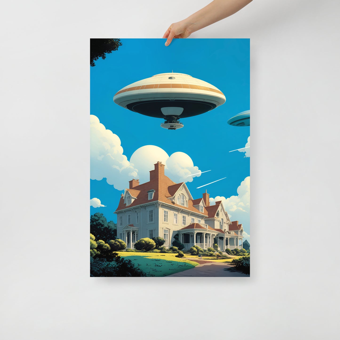 1950's UFO Attack poster 06