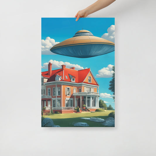 1950's UFO Attack poster 08