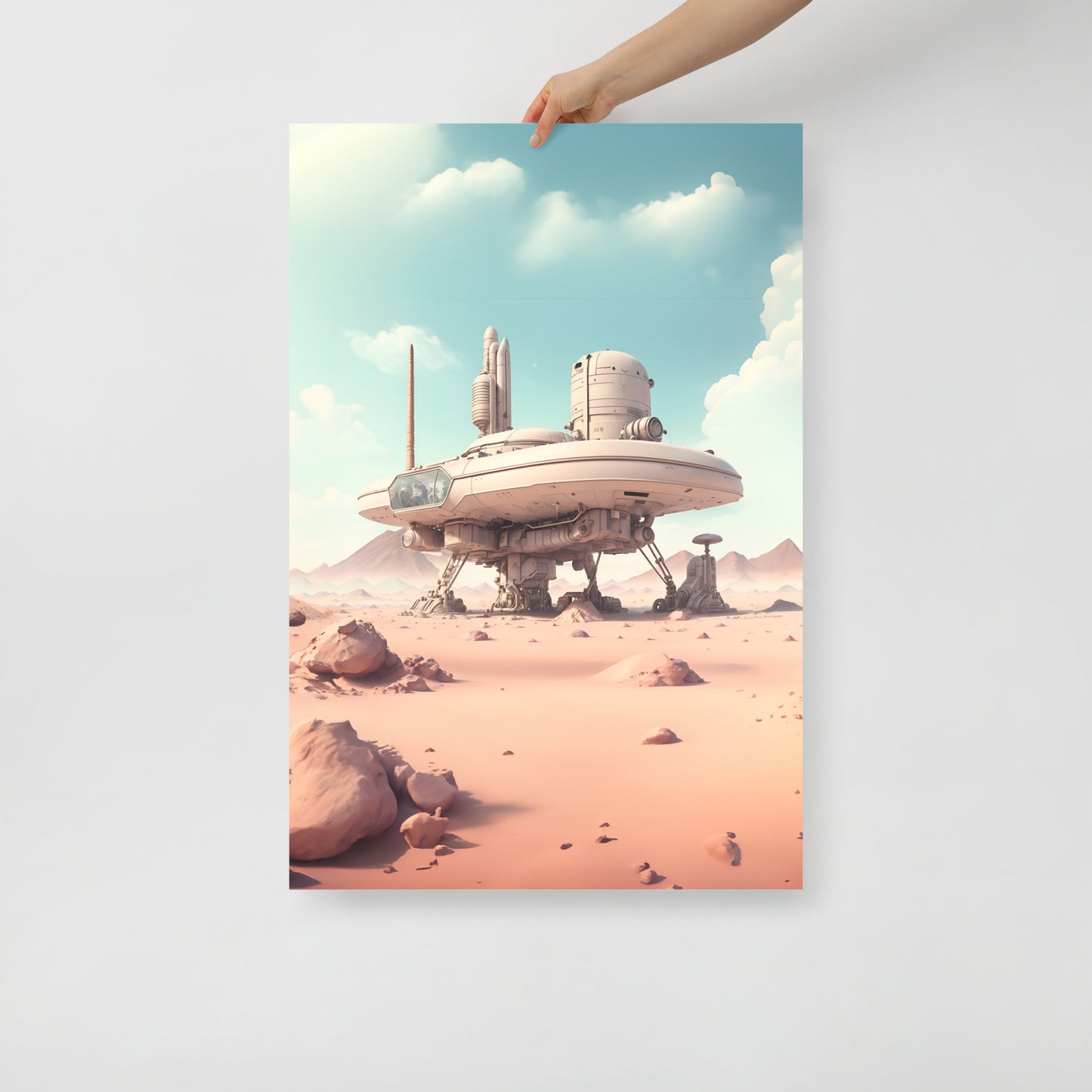 Retro Mars Station poster 02