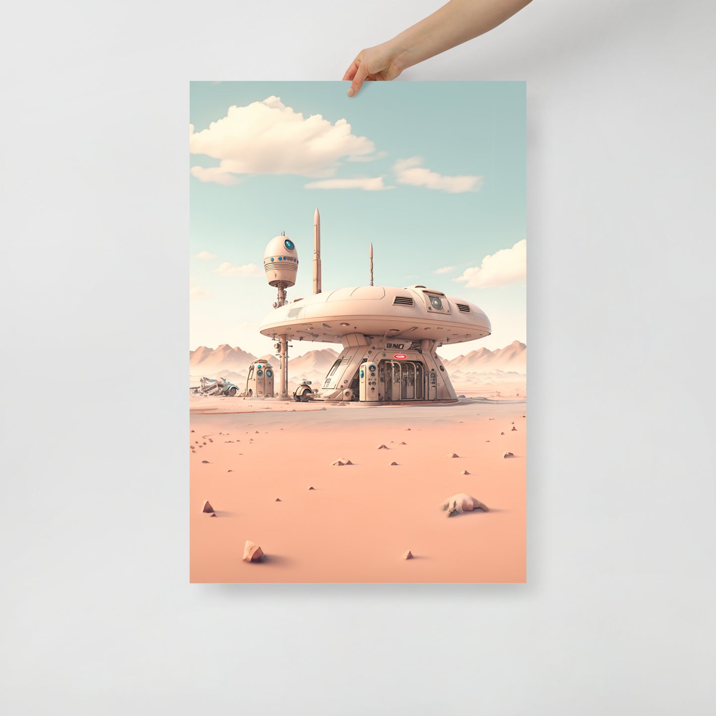 Retro Mars Station poster 05