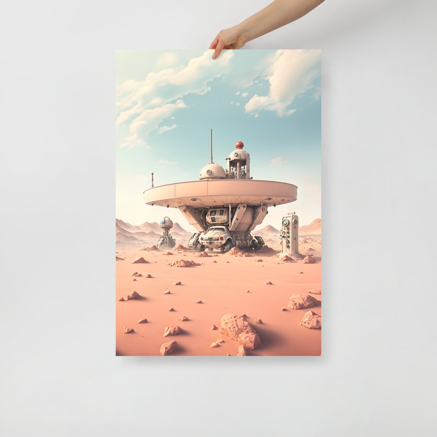 Retro Mars Station poster 06