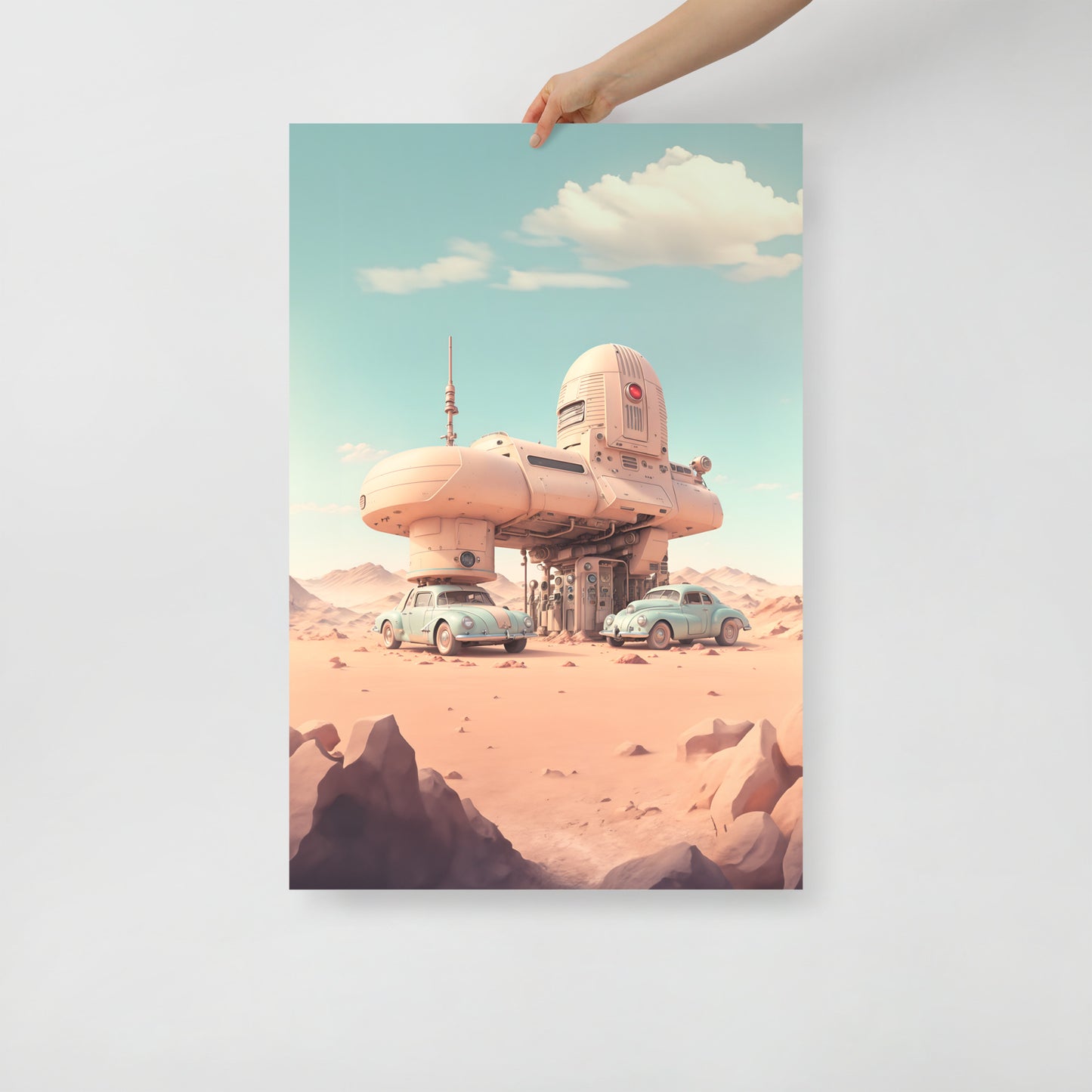 Retro Mars Station poster 08