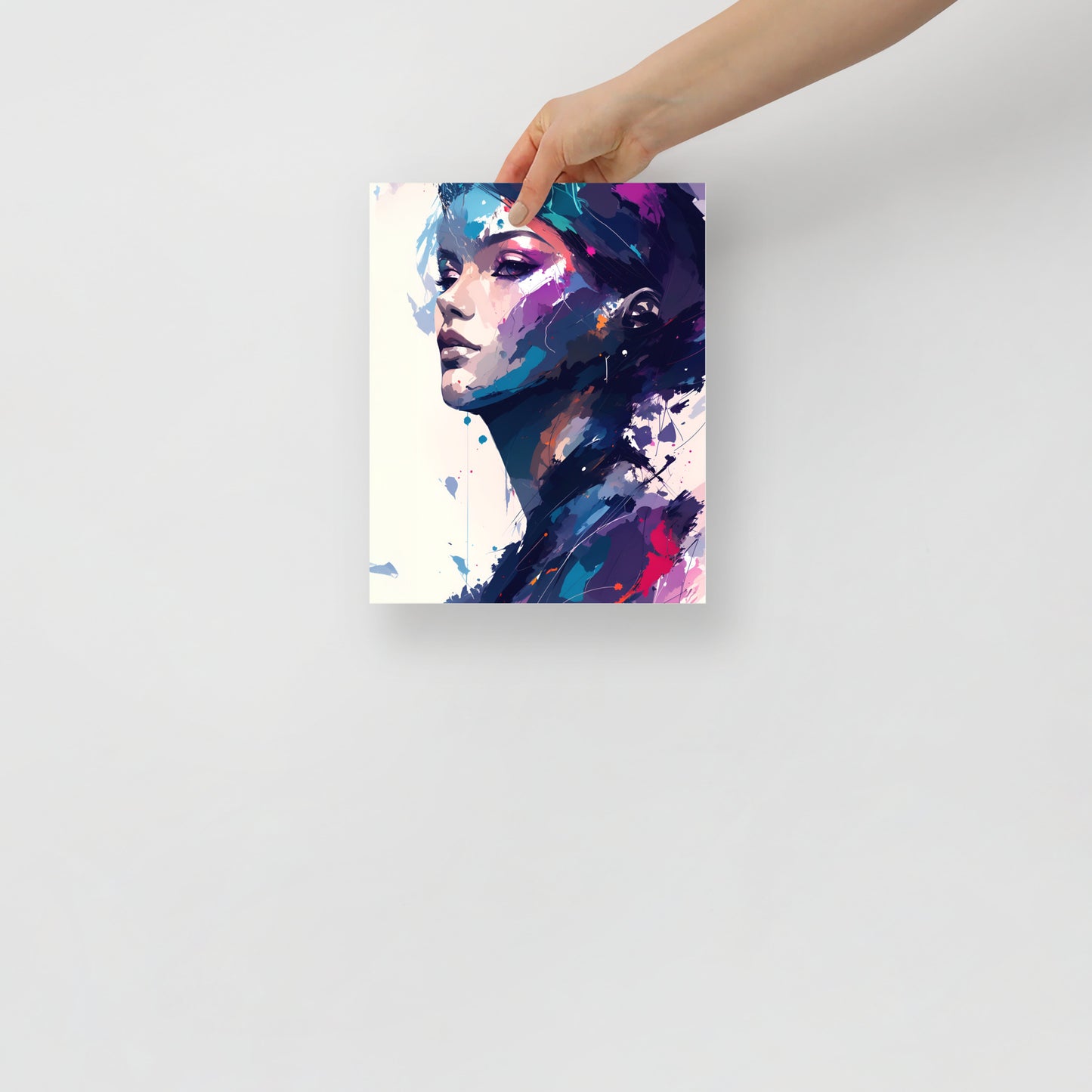 Paint splatter beauty poster 01