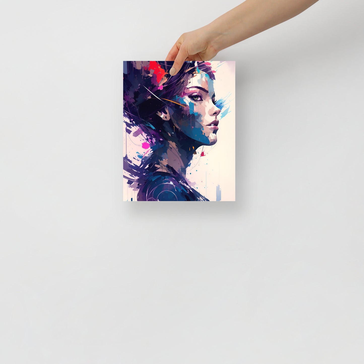 Paint splatter beauty poster 02